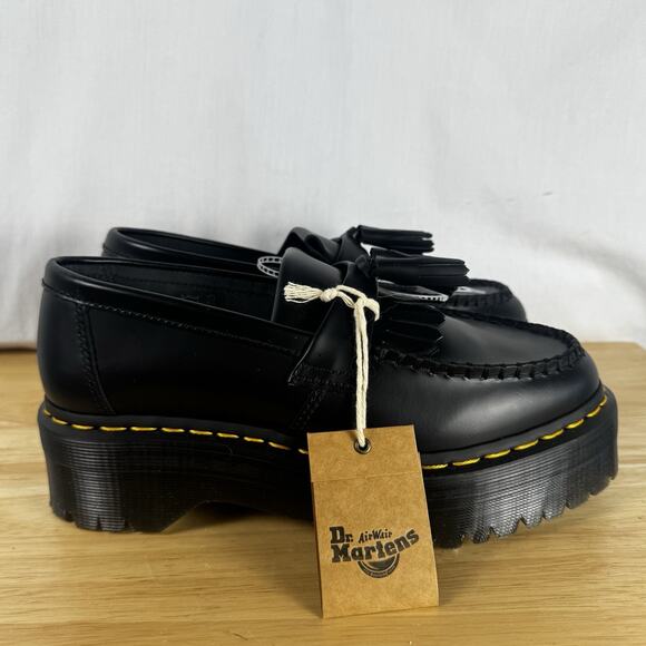 Dr Martens Adrian Quad Leather Platform Tassle Loafers Sz. US 7M 8W New/No Box - Picture 6 of 10